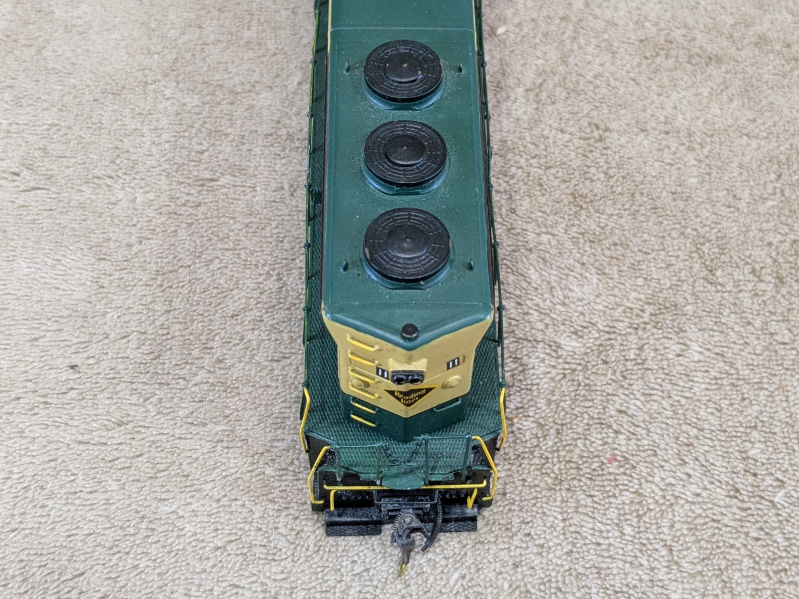 Alco HO Brass Model D-130 SD-45 Locomotive Painted Reading #7610