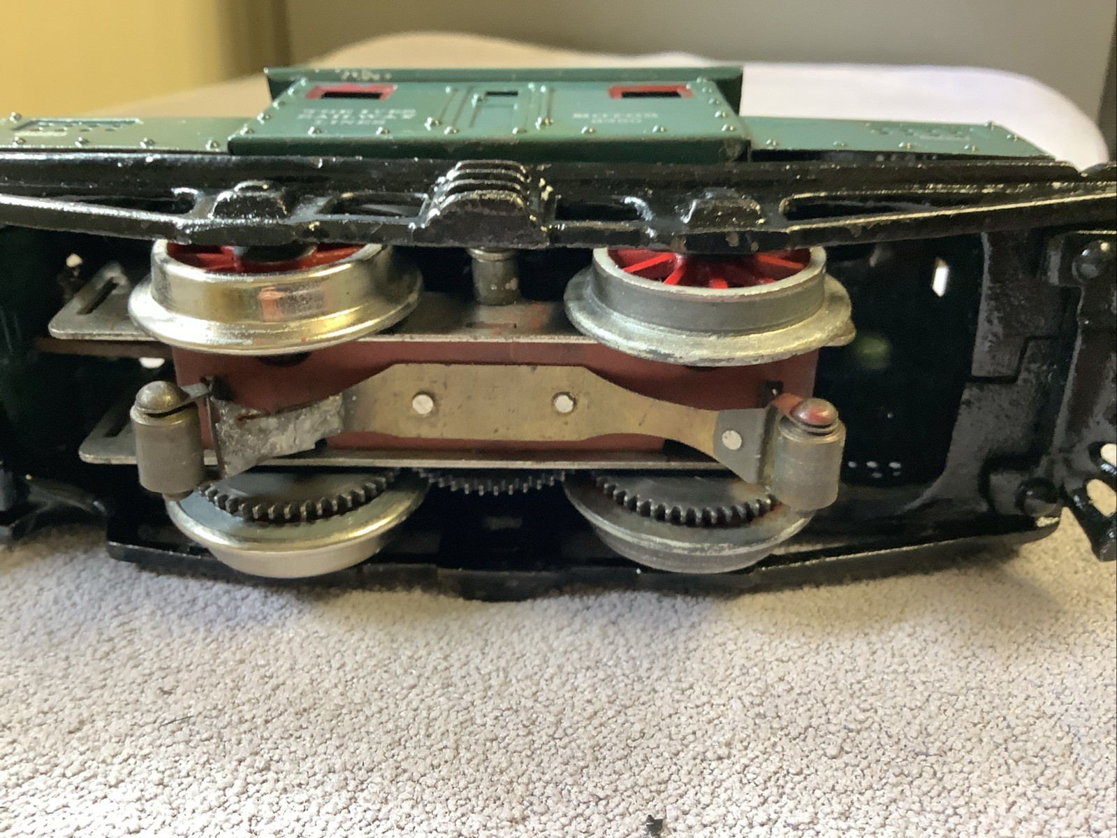 Ives Railway Lines # 3250 O Gauge Locomotive Engine Used Runs