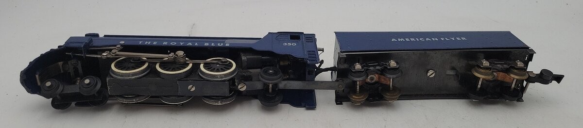 American Flyer 350 Vintage S B&O The Royal Blue 4-6-2 Diecast Steam Locomotive