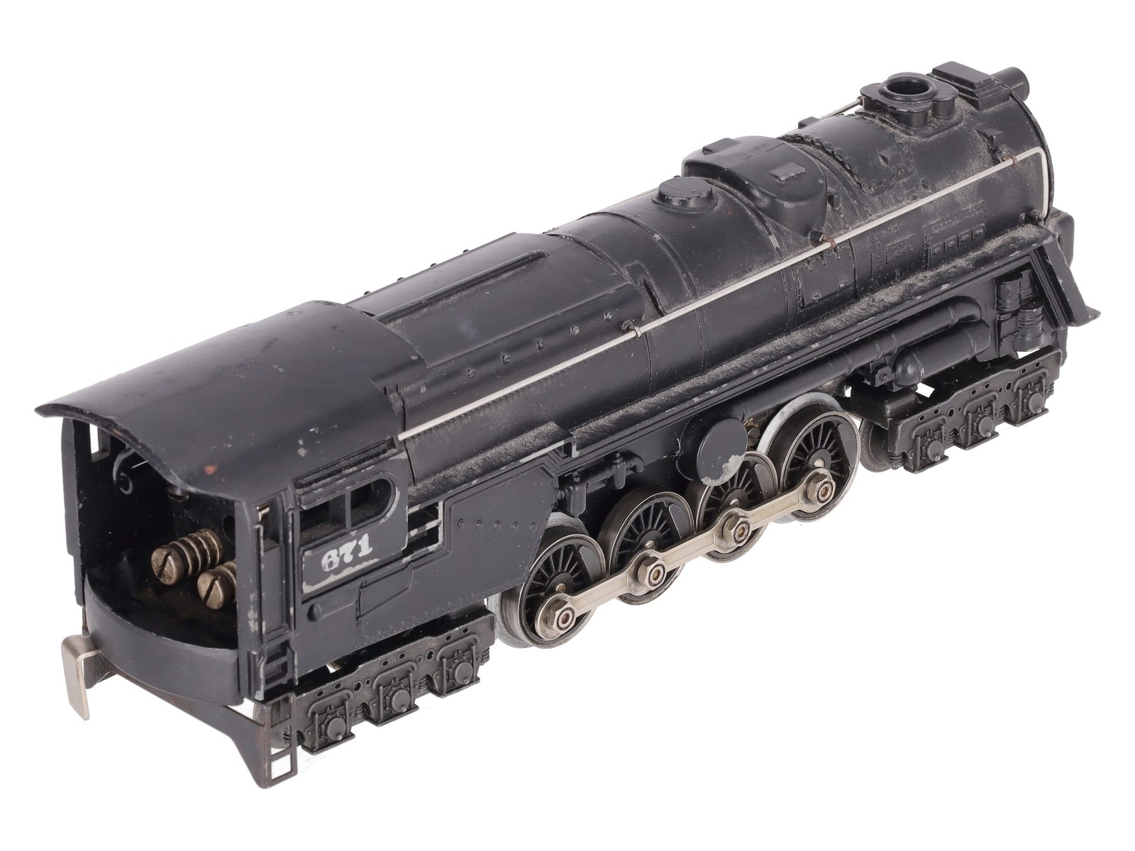 Lionel 671RR Vintage O Steam Loco- 52 Version w/o Magnetraction