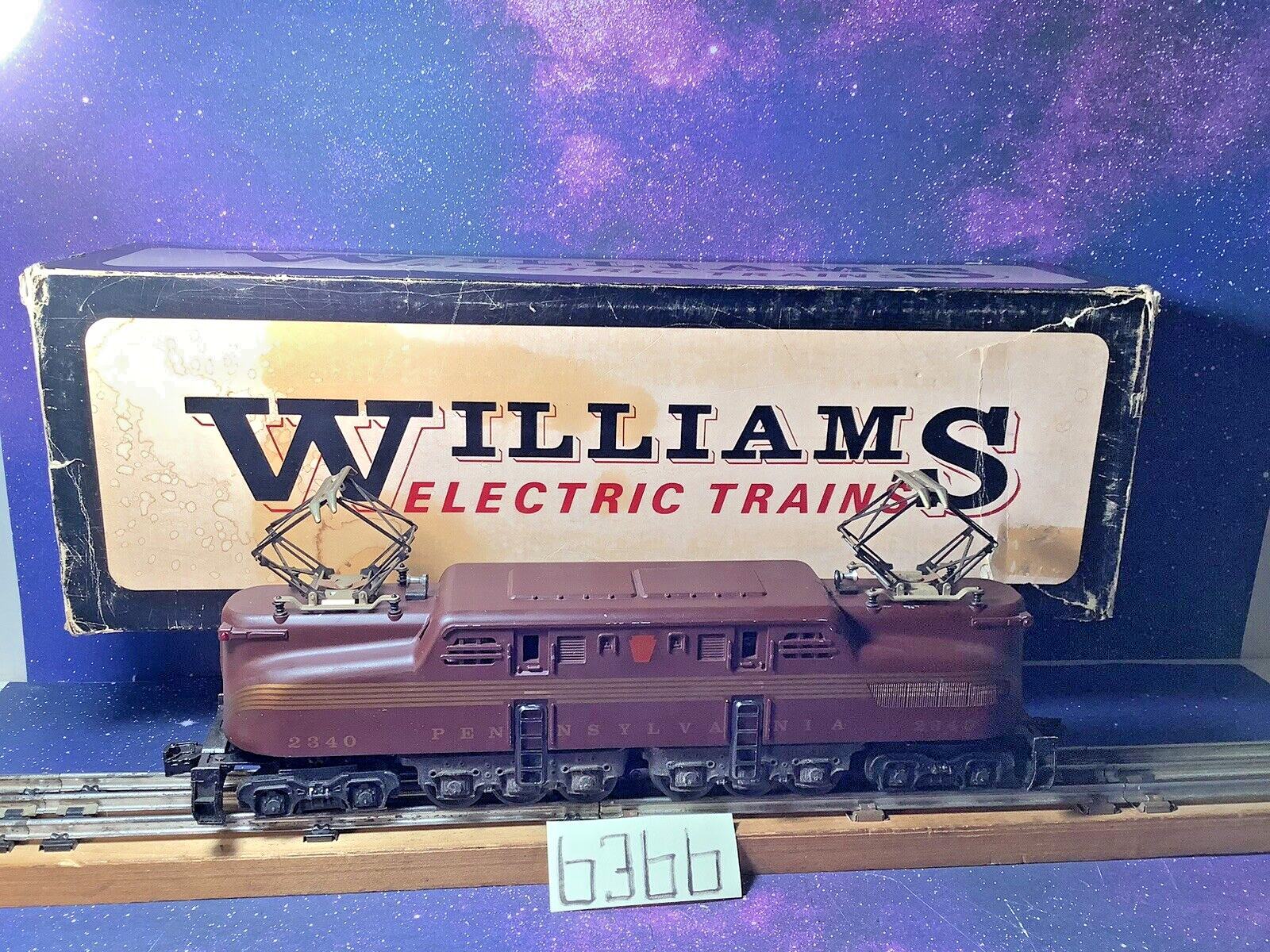 Lionel ( Williams) O Pennsylvania #2340 GG-1 Tuscan 5-Stripe Electric Diesel