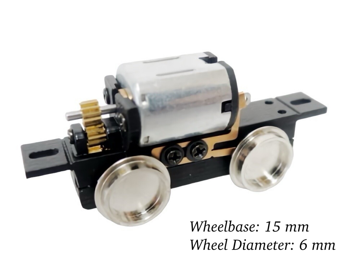 N/HOn30/HOe/009 Gauge 2-Axle Locomotives Power Drive Chassis 15mm/6mm H0e Engine