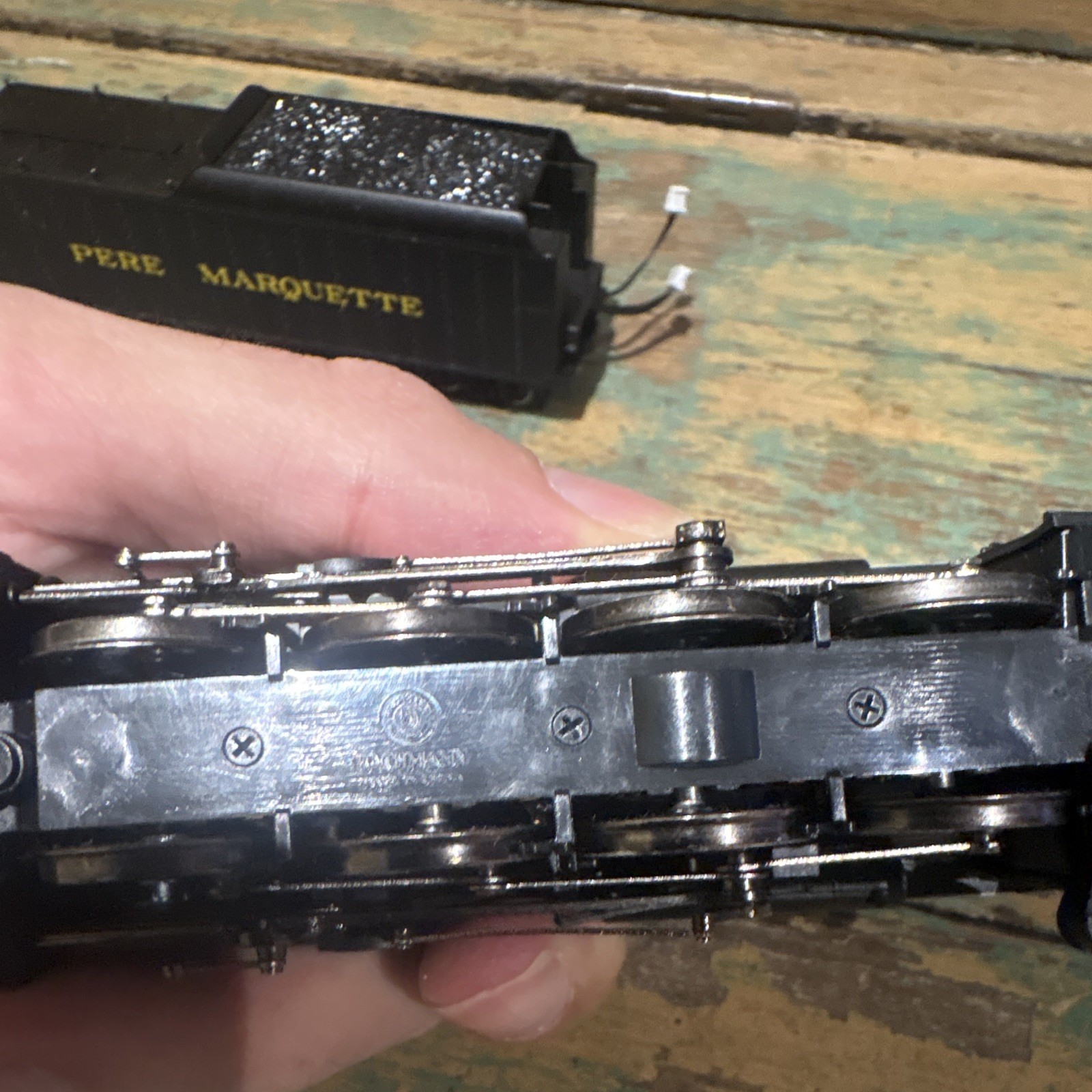 Working Pere Marquette Bachmann 1225 HO 2-8-4 Steam Locomotive w Tender DC