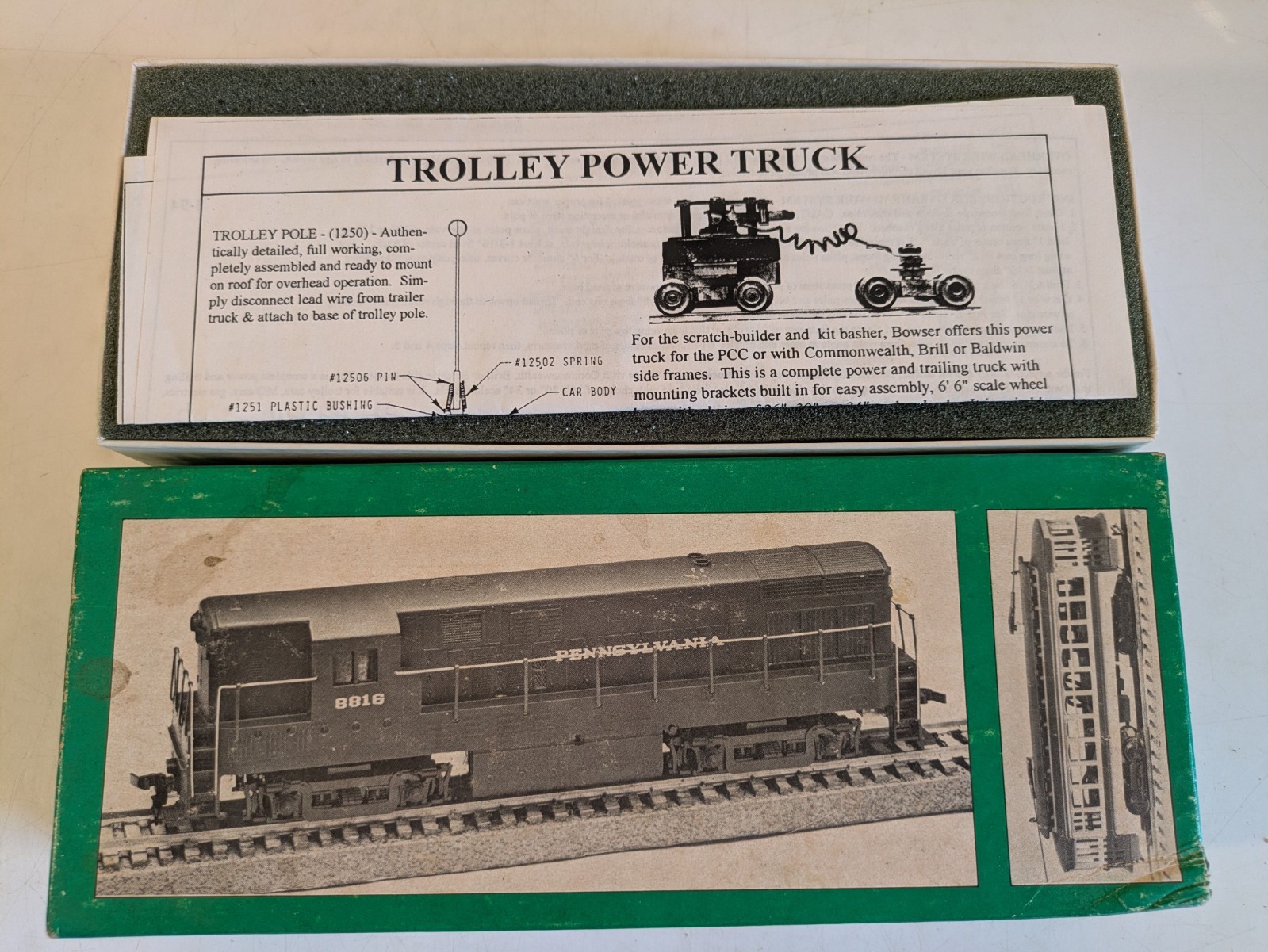 HO Jewett Combine Interurban Trolley Kit (Undec) DC NIB NOS # 1-125250