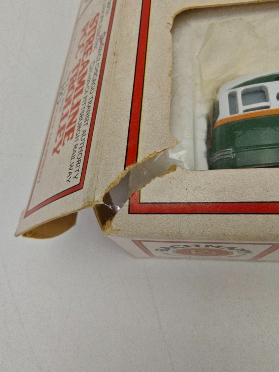 Bachmann Streamline PCC Trolley 41-629-C2 #7123 CTA HO Scale Box Tested READ
