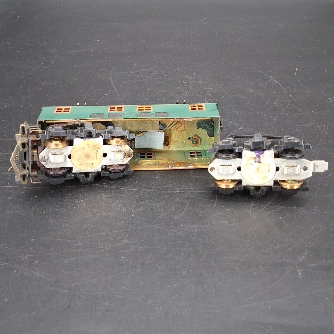 Vintage Kawai HO Gauge Model Brass Electric Boxcab ED141 ED14 REPAINTED – PARTS