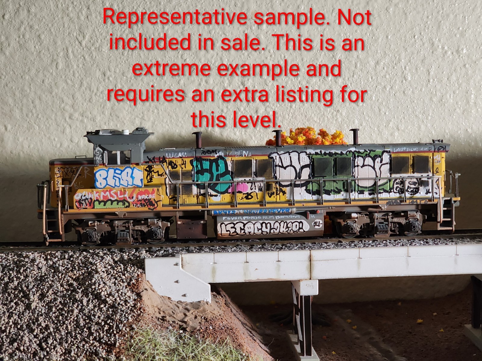 Custom Weathering Service For Diesel Locomotives