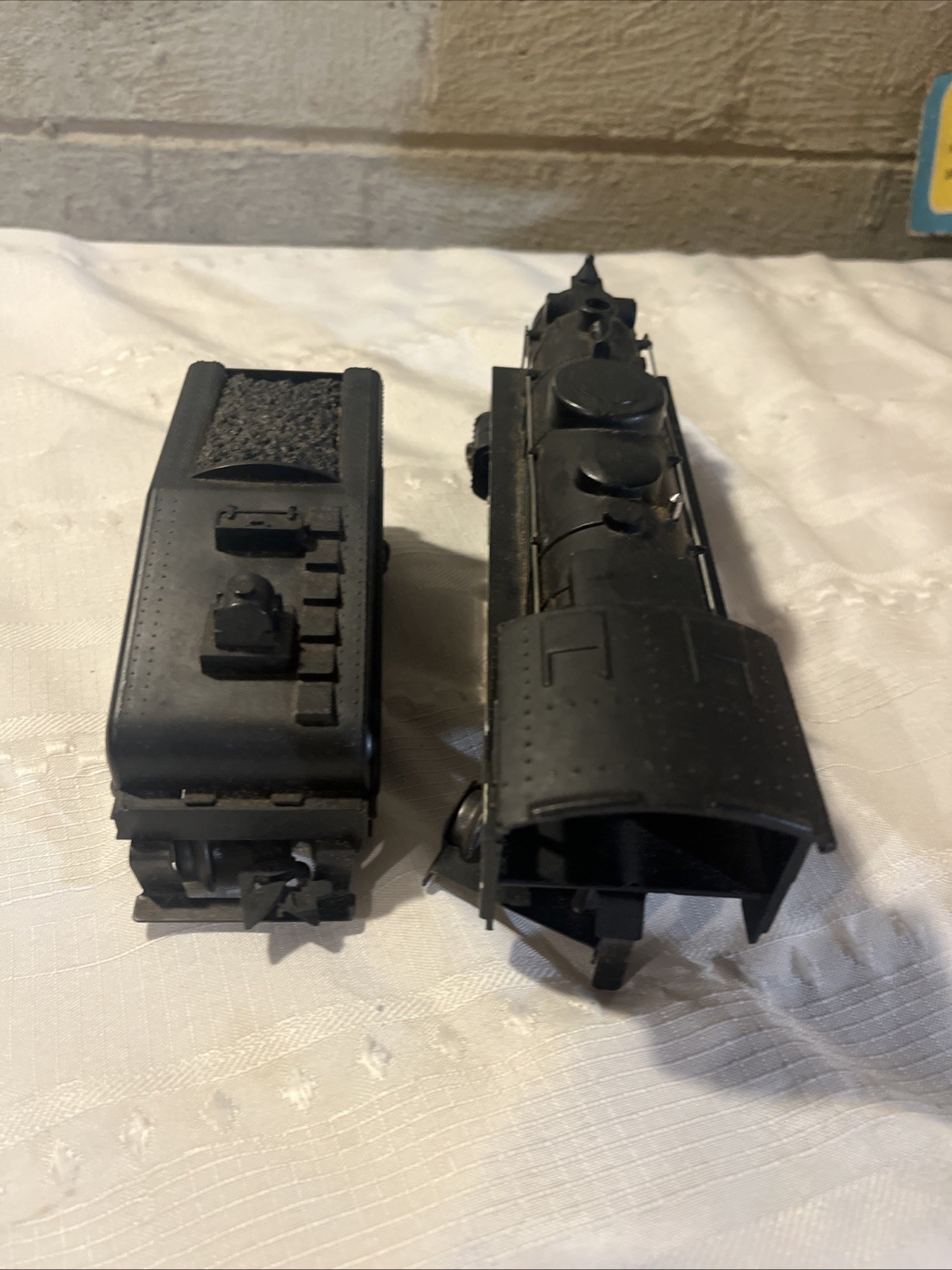 Vintage Marx 666 Steam Engine Electric Train 52875 Set Not Complete Cars Box