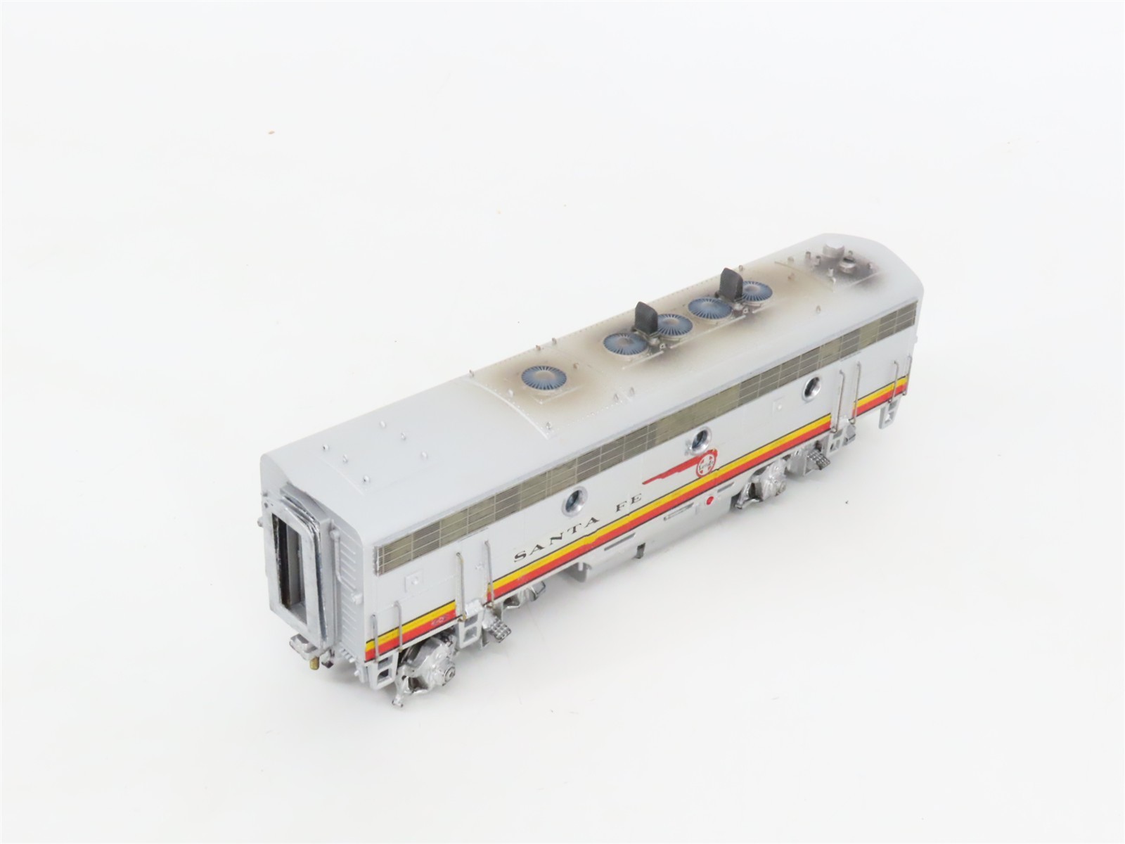 HO Athearn ATSF “Warbonnet” EMD F7A/B/B/A 4-Unit Diesel Set – Custom & Weathered