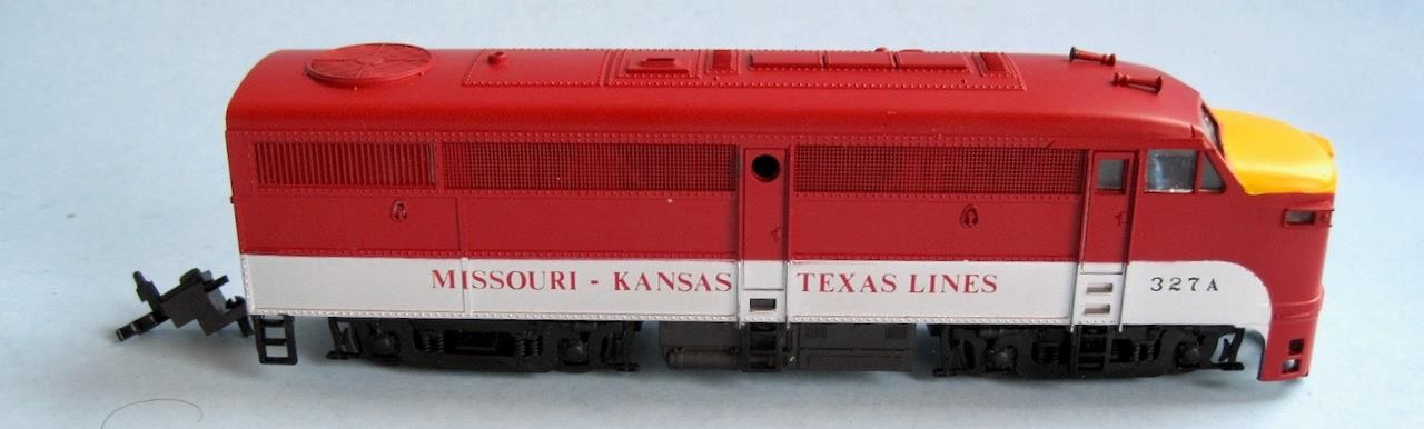Frateschi HO Diesel Locomotive MKT Missouri Kansas Texas KATY FA1 327A 1010 Box