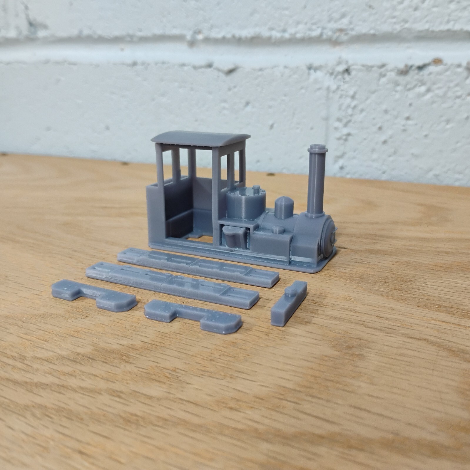 On18 T-BOILER HEISLER LOCO kit #2. For Kato 11-109/11-110 chassis. RESIN 3Dprint