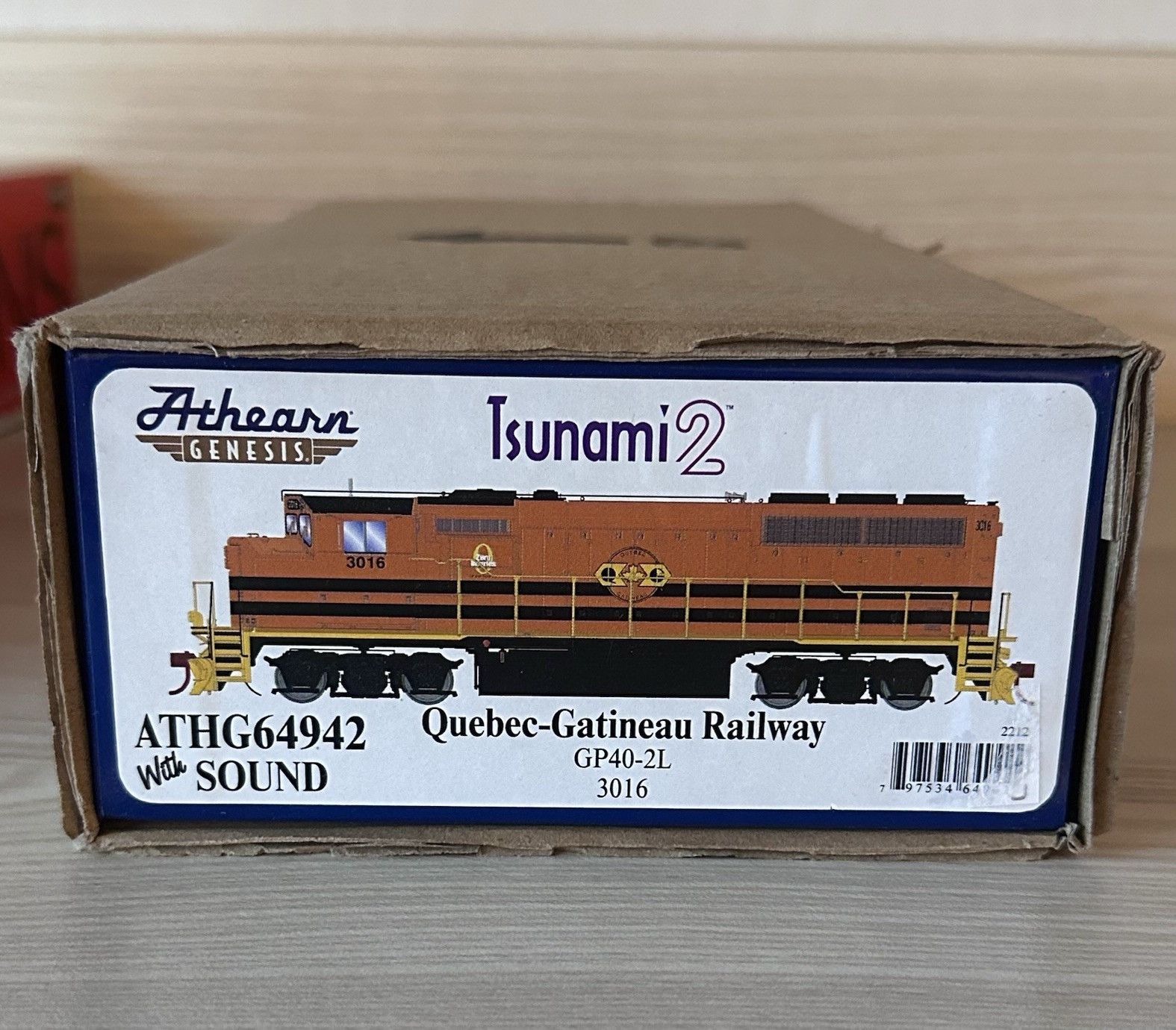 Athearn Genesis HO EMD GP40-2L Quebec-Gatineau #3016 DCC&Sound NEW