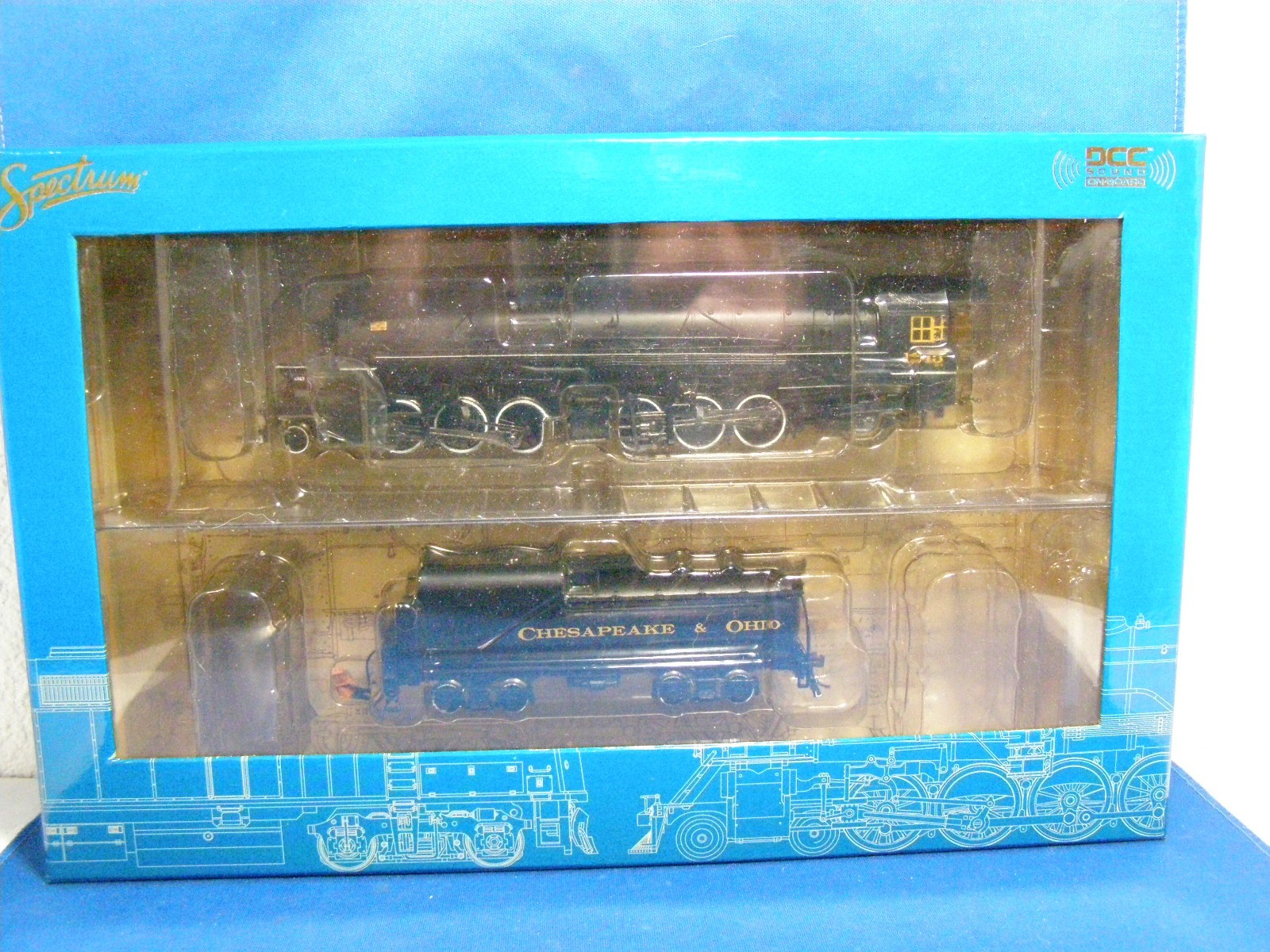 HO Spectrum 84812 C&O H-4 2-6-6-2 Art Loco / Vandy VC12 Tender DCC/SND