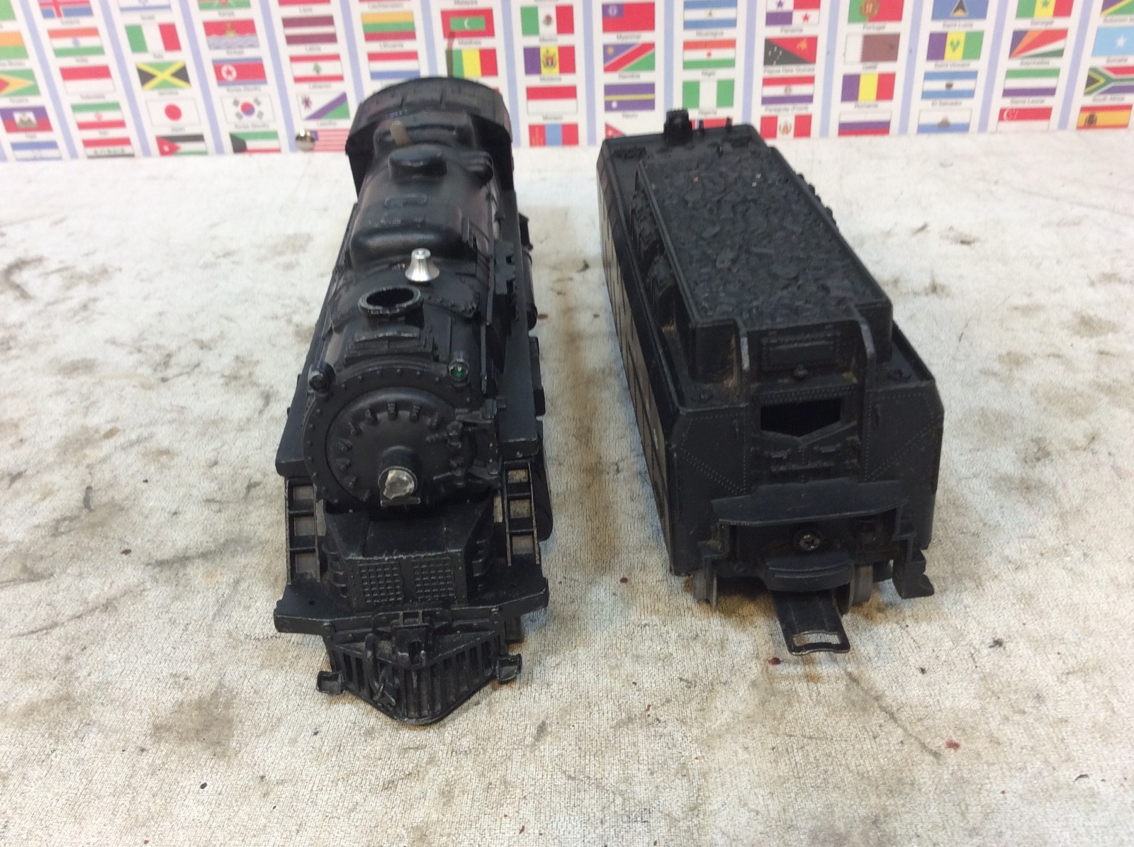 Lionel 1555WS Postwar – Set 2018 Steam Engine Freight Cars O Gauge / 027