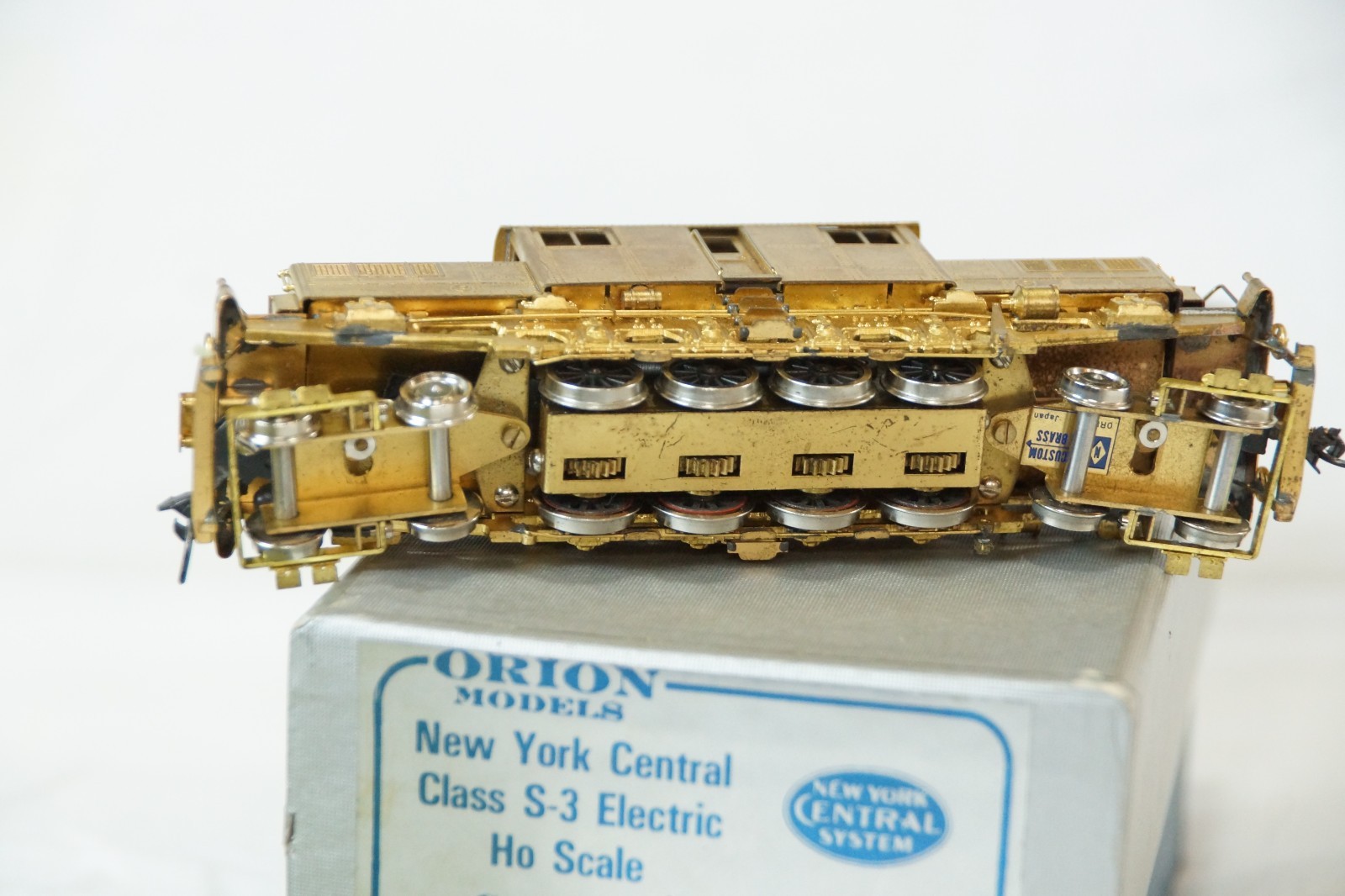 Vtg. NJCB Orion Models BRASS EL-306 New York Central S-3 Electric HO Gauge Boxed