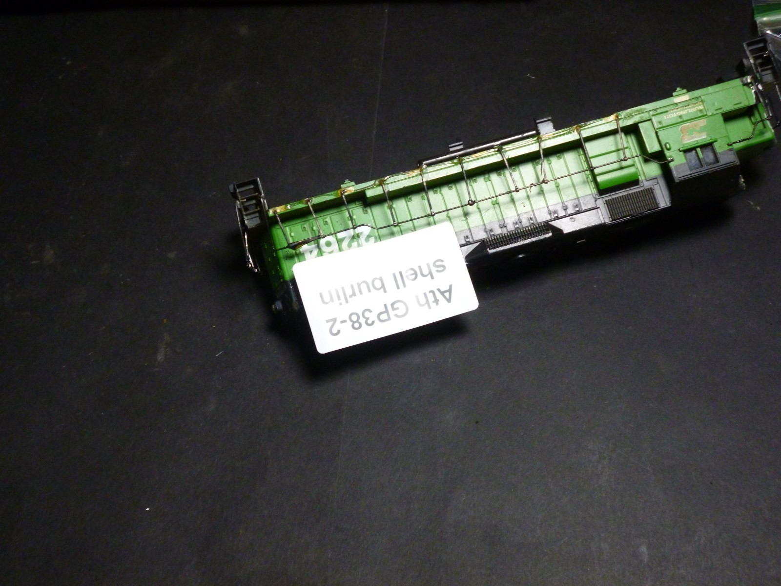 Ho Athearn Diesel locomotive GP38-2 Burlington Northern shell