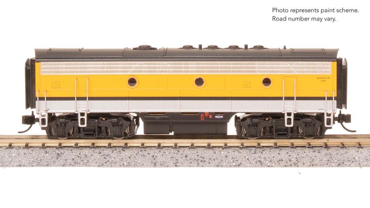 Broadway Limited 9266 N DRGW EMD F7B Diesel Locomotive with Sound/DC/DCC #5743