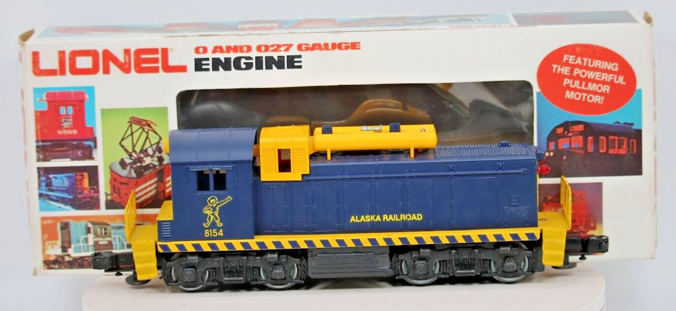 Lionel Alaska Railroad SW-1 Switcher — 6-8154 — O & O-27 Gauge — LN in Box 1:48