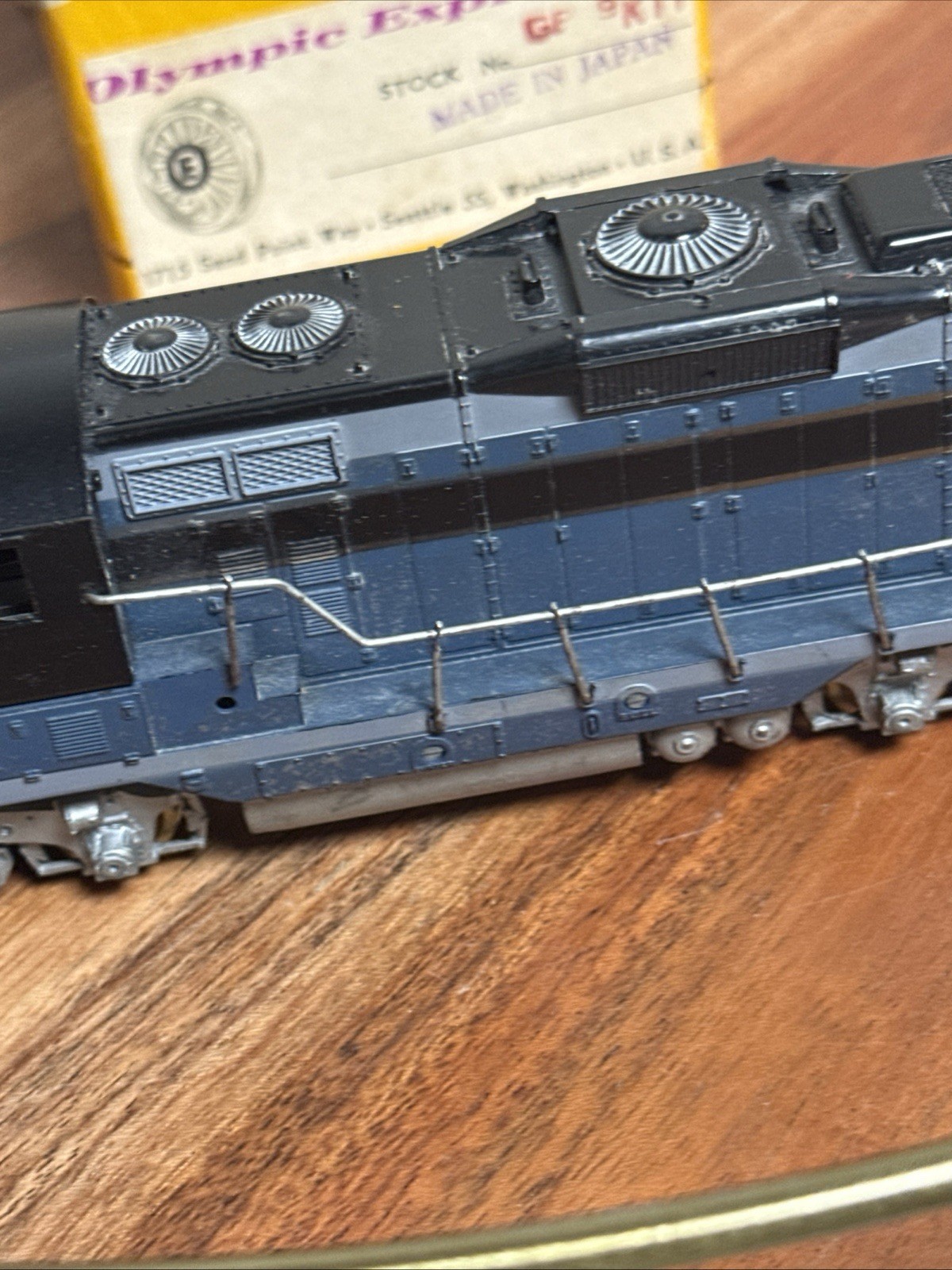Vintage Olympic Express HO Scale EMD GP9 Diesel Locomotive – Made in Japan