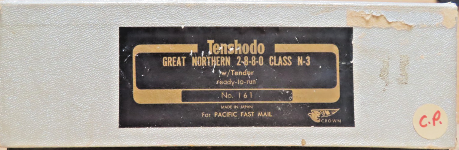 Tenshodo by PFM #161 HO Brass Mallet Great Northern 2-8-8-0 N-3 #2019 – F/Ptd