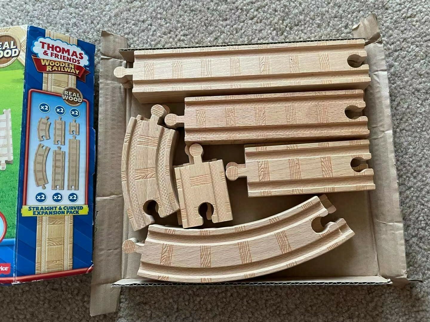 Fisher Price Thomas & Friends Sure Fit Track Pack Wooden Railway