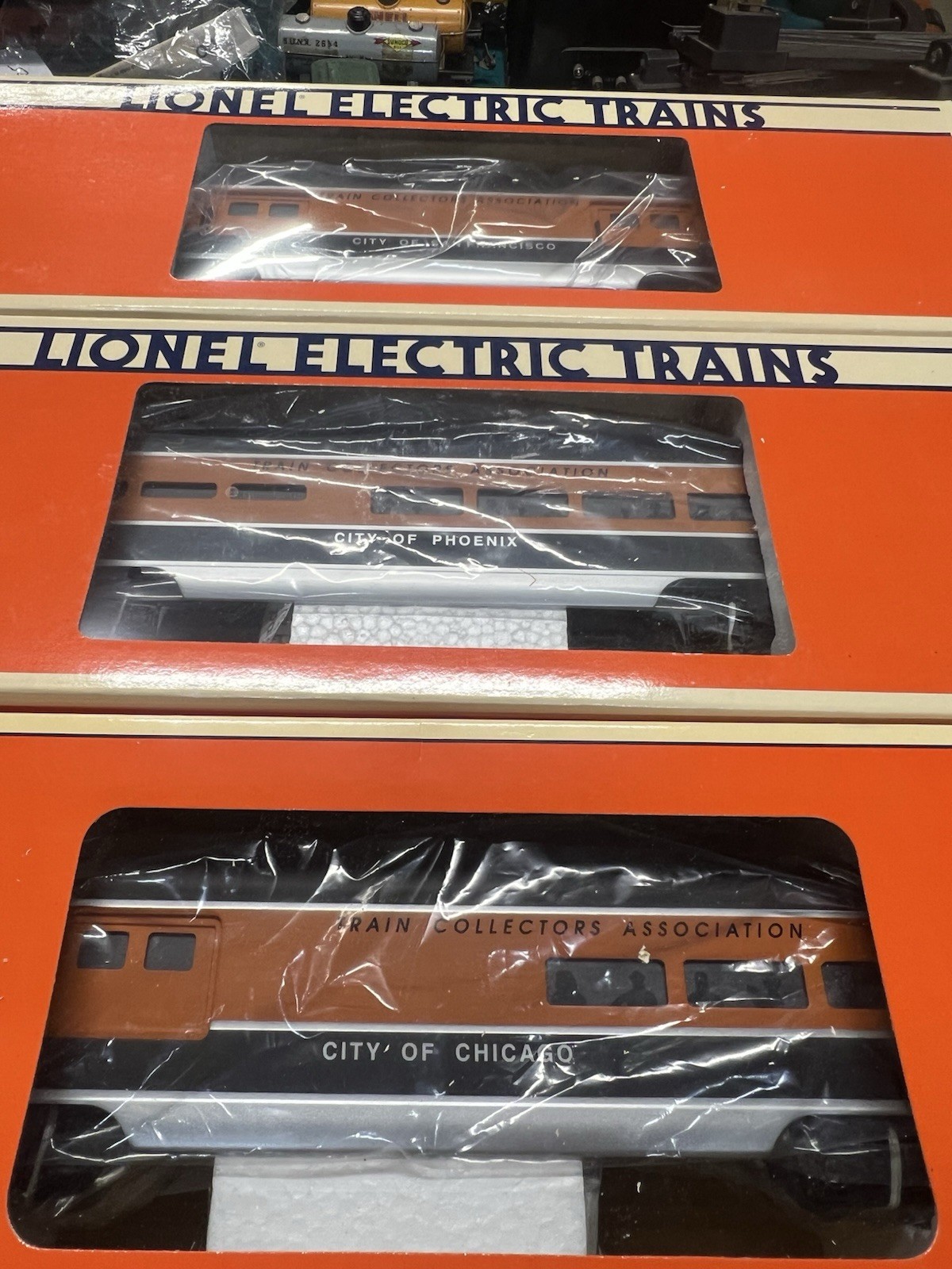 Lionel 6-11737 O Gauge TCA 40th Anniversary F3 ABA Diesel Locomotive Set 9 cars