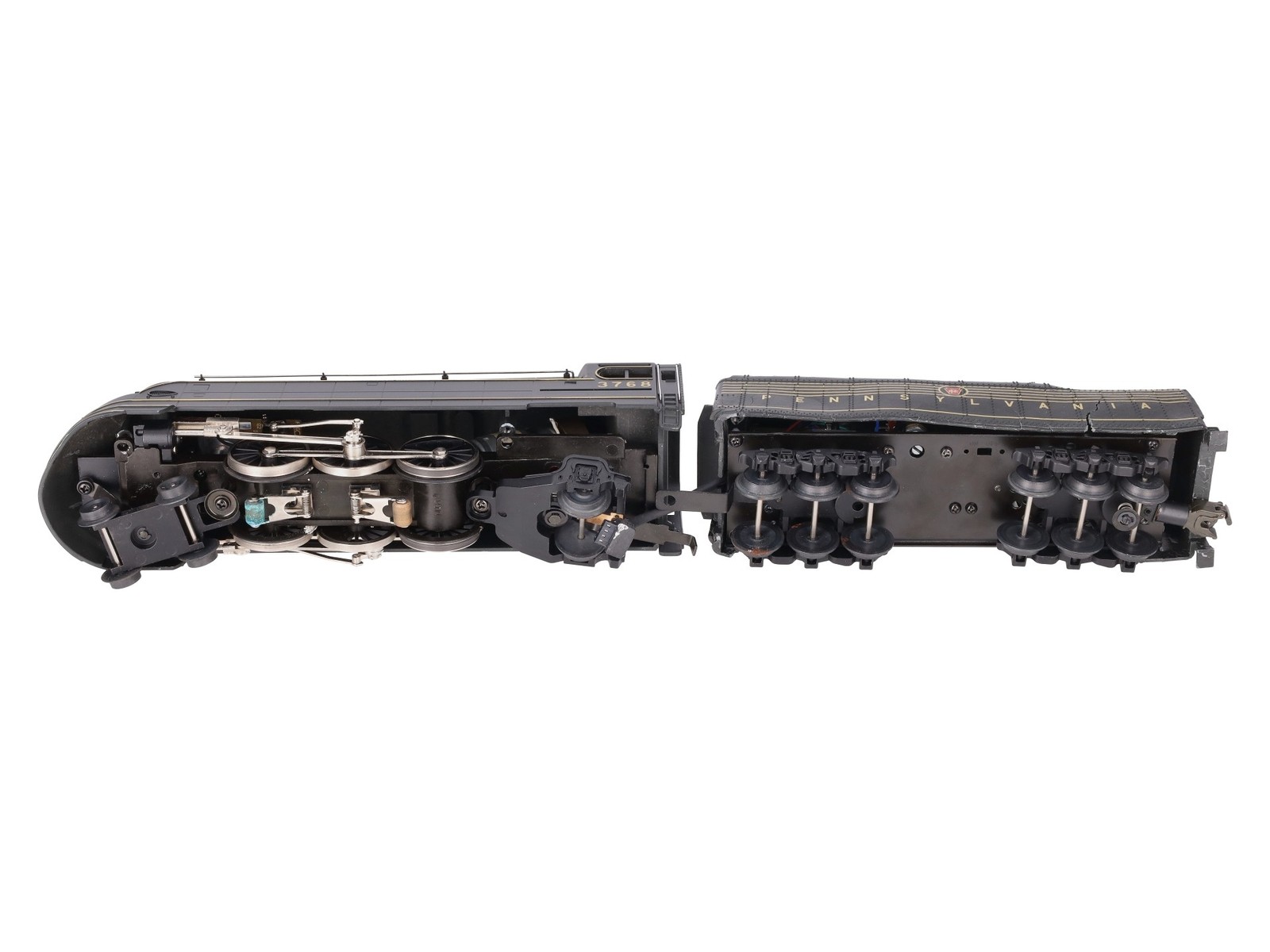 MTH 30-1118-1 O PRR 4-6-2 K-4s Torpedo Steam Locomotive & Tender #3768 w/PS1/Box