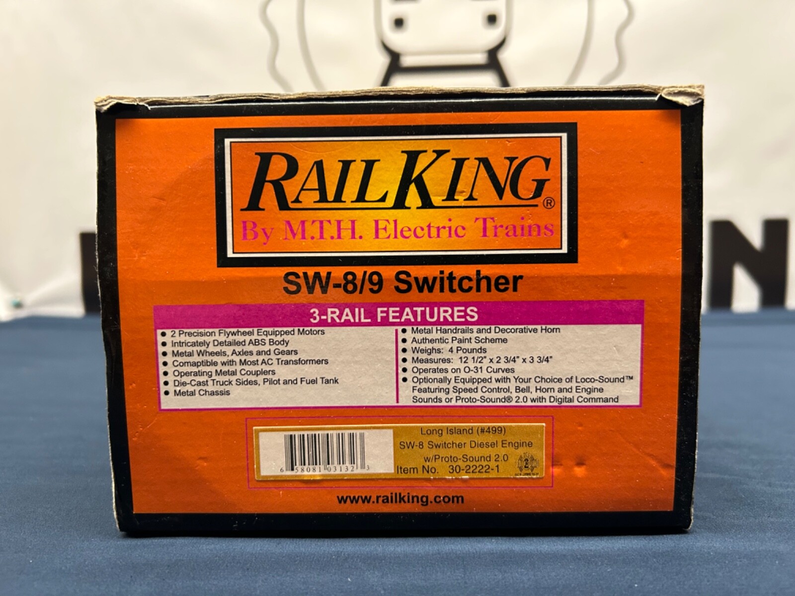 Mth Long Island #499 SW-8 Switcher Diesel Engine w/ Protosound 2 30-2222-1