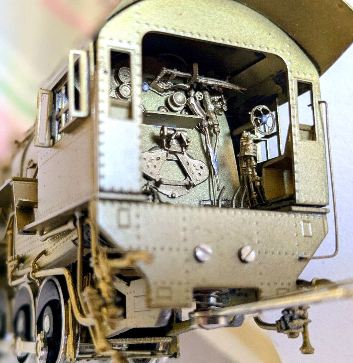 WESTSIDE SAMHONGSA BRASS “B&O U-1 0-10-0” HO **BACKHEAD **CAN MOTOR **RUNS G@@D!