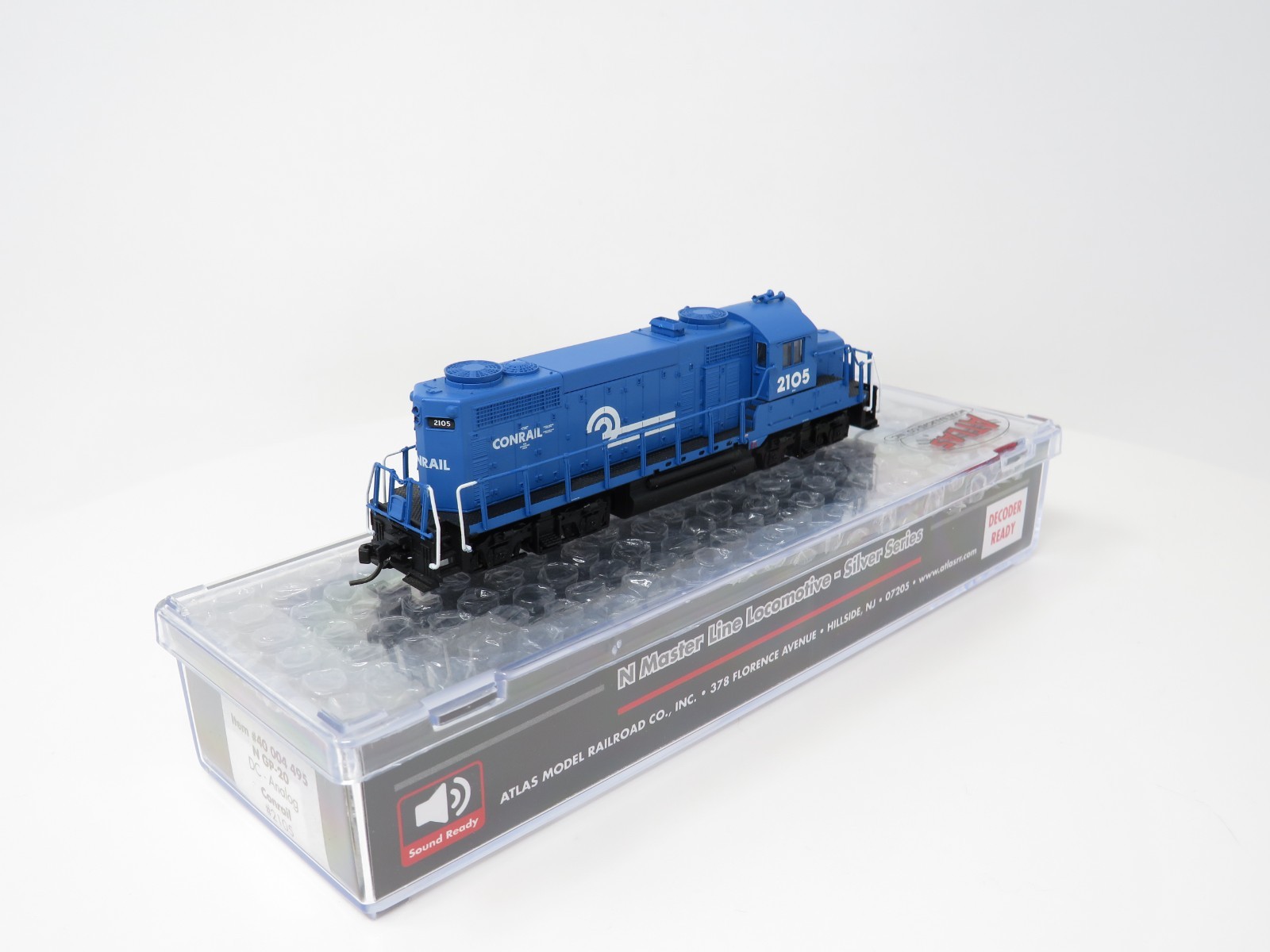 Atlas N 40004495 Conrail CR #2105 EMD GP20 Diesel Locomotive Freight Train