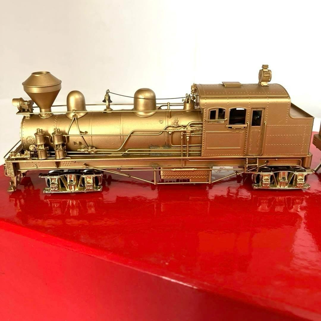 Westside Model Hassinger Lumber Shay Ho Scale Brass Finished Model Train USED