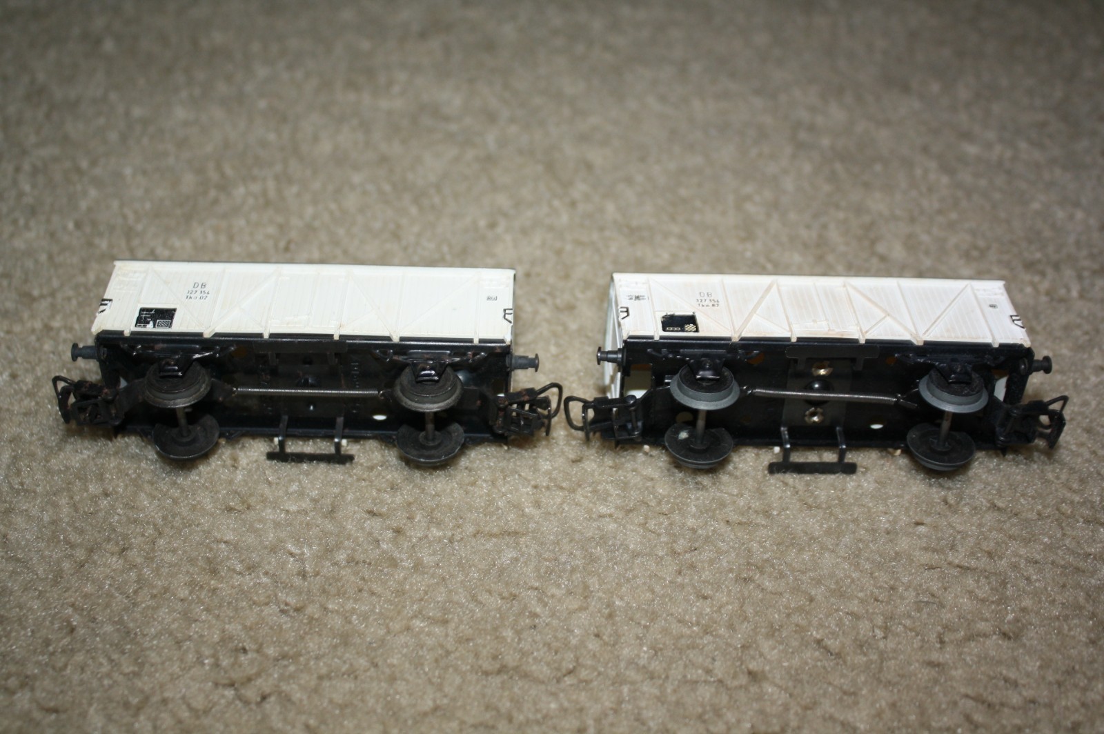 Vintage Marklin HO Scale Train Lot Rolling Stock Made in Germany (10 Pieces)