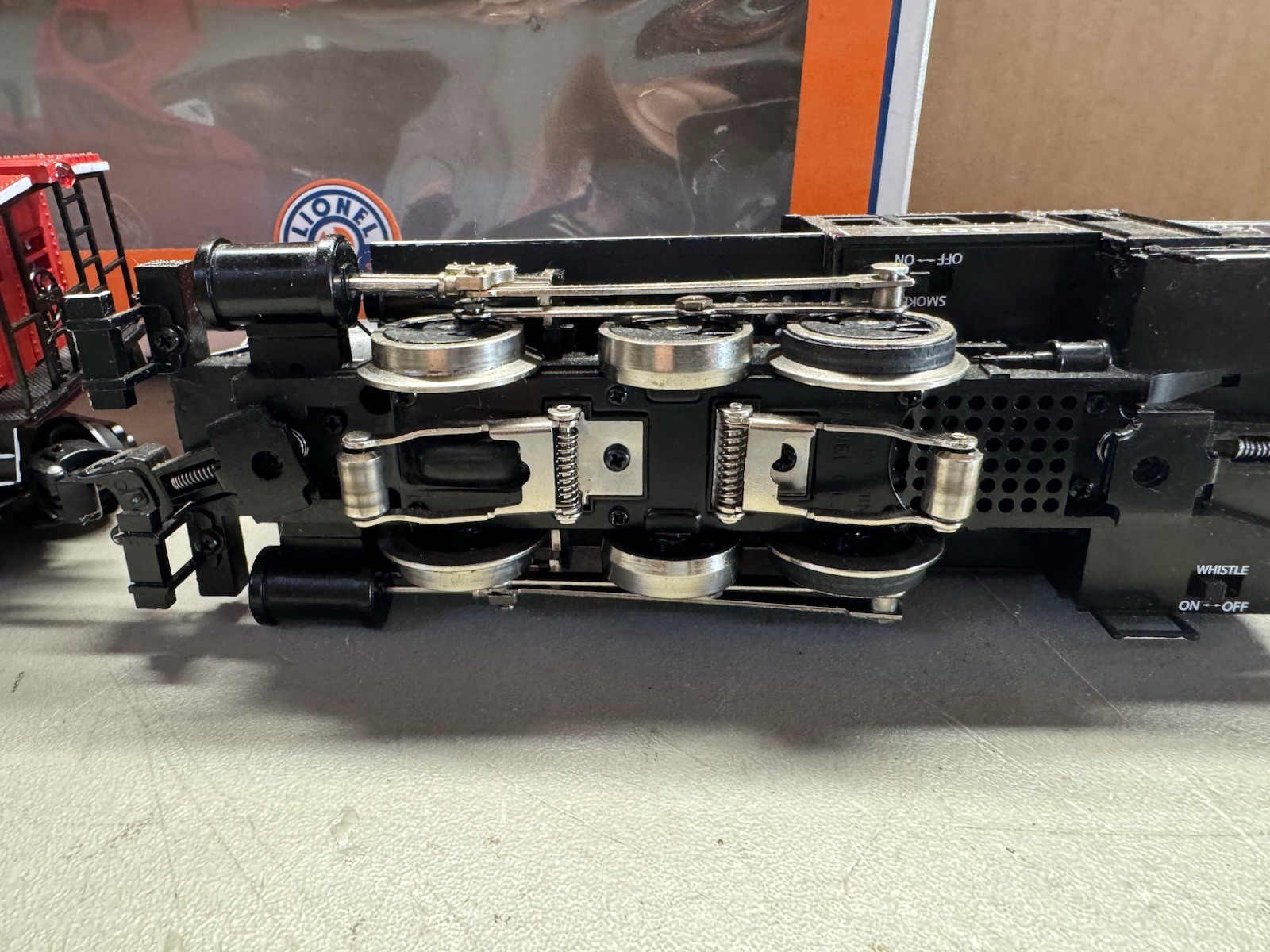 Lionel S P & S Dock Side Switcher Run. Smoke & Whistle Works O Ga W/ Caboose
