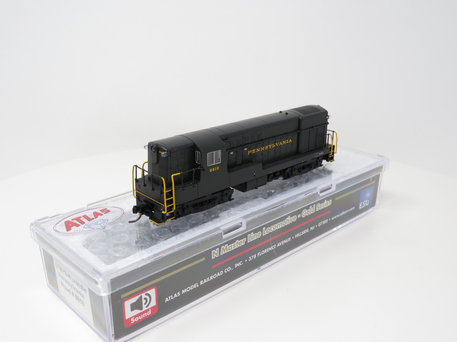 Atlas N 40005548 DCC Sound Pennsylvania PRR #8810 FM H16-44 Diesel Locomotive