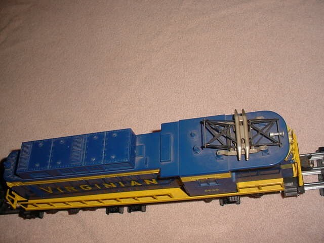 Lionel Virginian Rectifier # 8659 Electric Locomotive W/CABOOSE # 9175 0-027