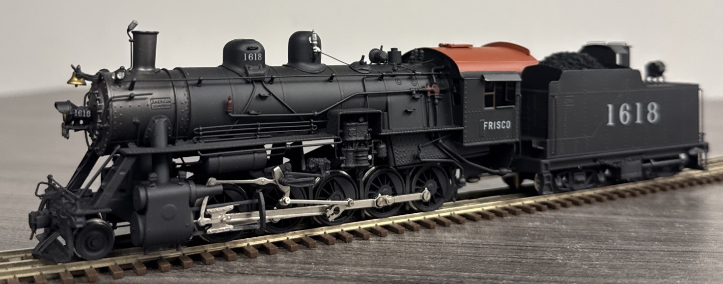 Pacific Fast Mail HO Brass Decapod FRISCO 2-10-0 Russian #1618 Pro-Painted/LNIB!