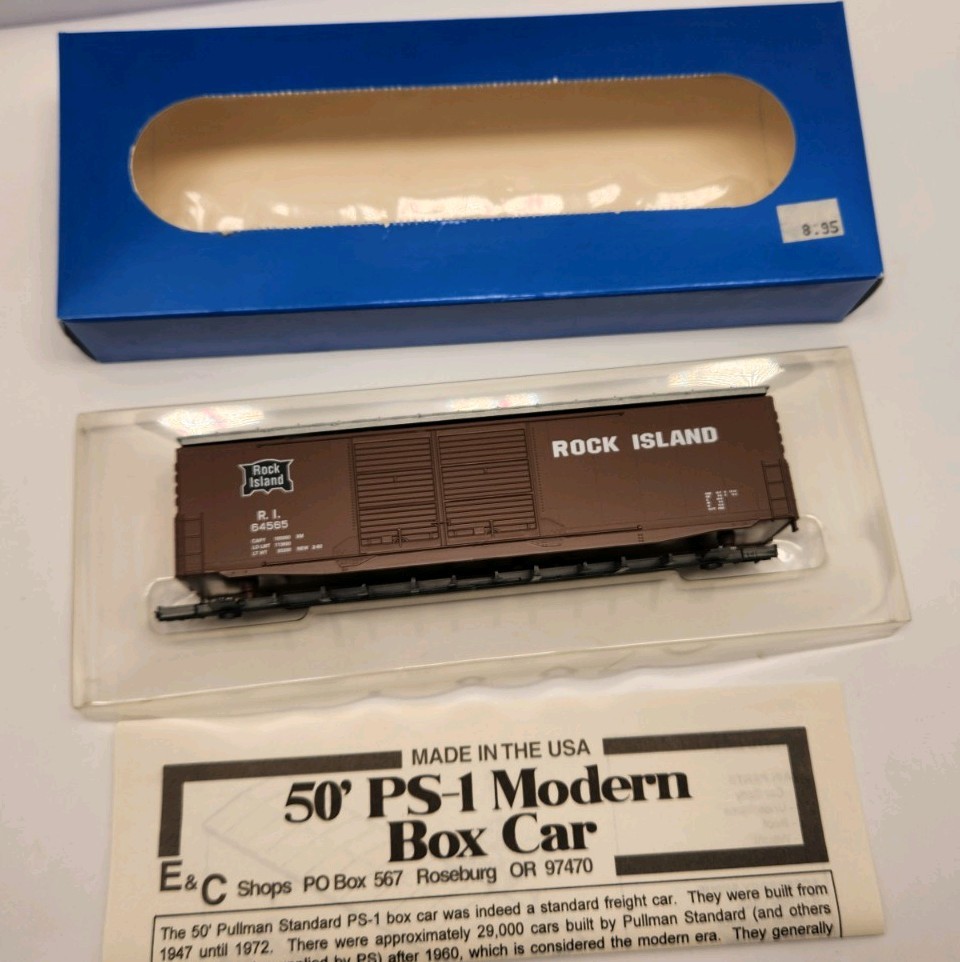 E & C SHOPS HO 0302 50′ PS-1 DOUBLE DOOR ROCK ISLAND #64565UNBUILT C50