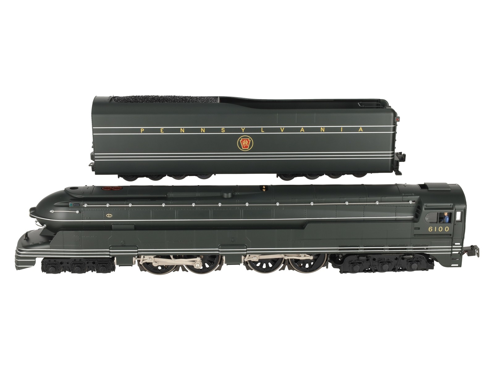 Lionel 6-38024 O Pennsylvania S1 6-4-4-6 Steam Loco & Tender #6100 w/Odyssey LN