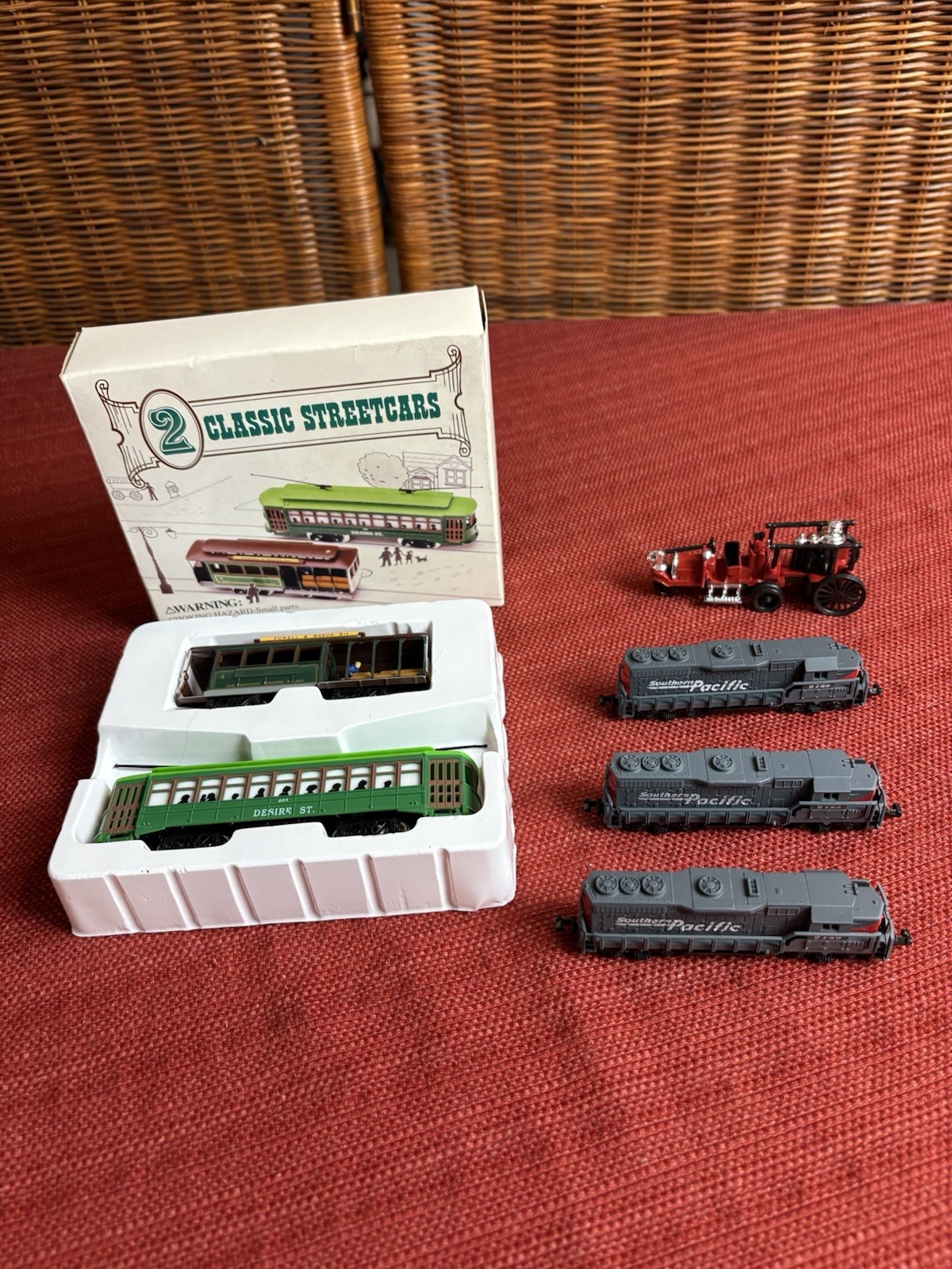 Southern Pacific High Speed No 418 Locomotives Knox Fire Car And Street Cars