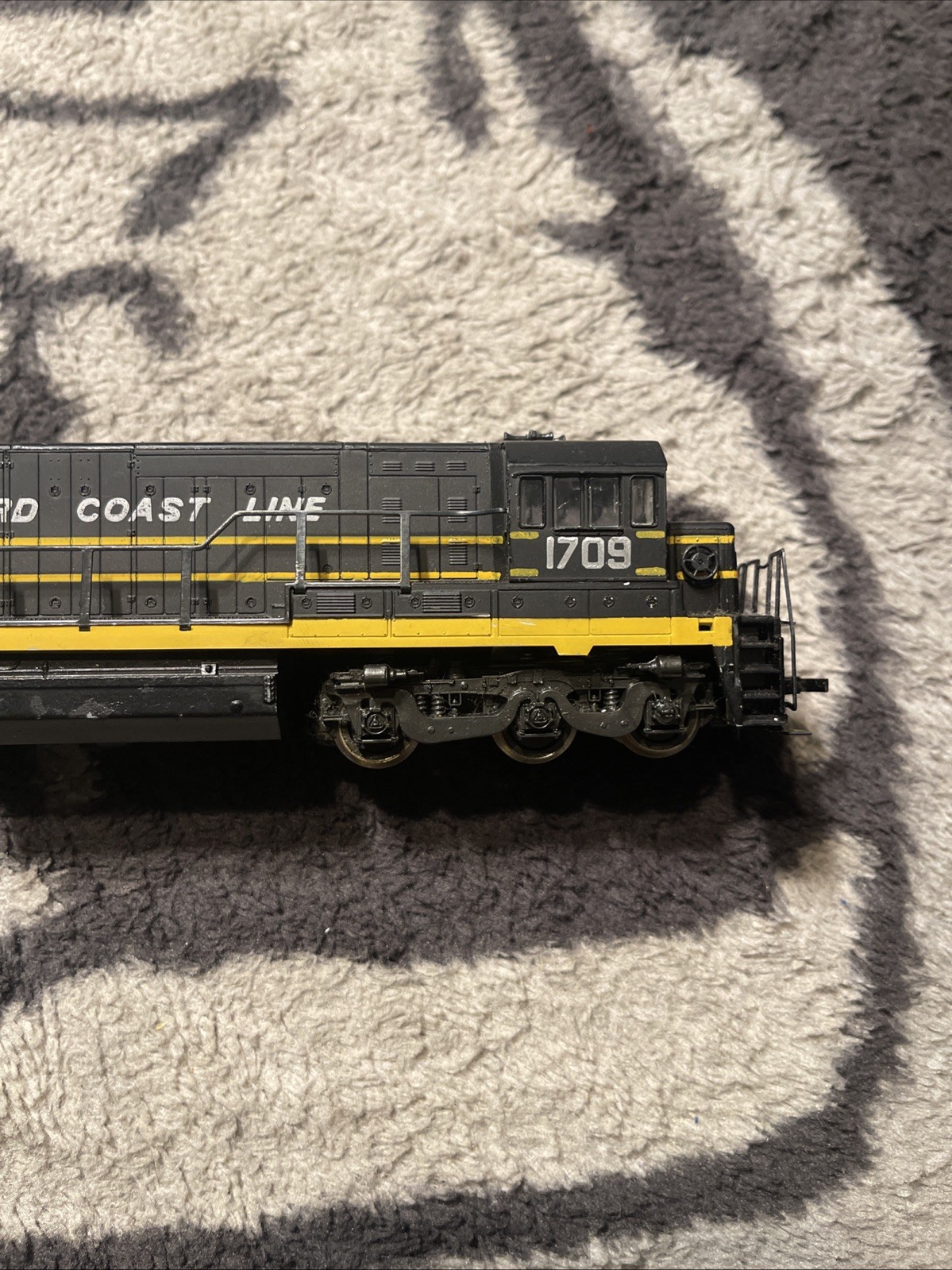 Vintage HO Scale Diesel Seaboard Coast Line 1709 Classic Rail Untested