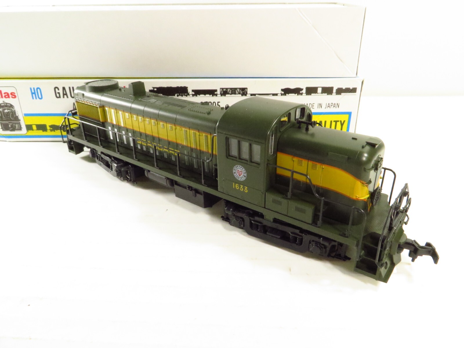 Atlas HO 8153 RS-3 Diesel Loco Seaboard Air Line #1633, Made in Japan, NEW, RARE