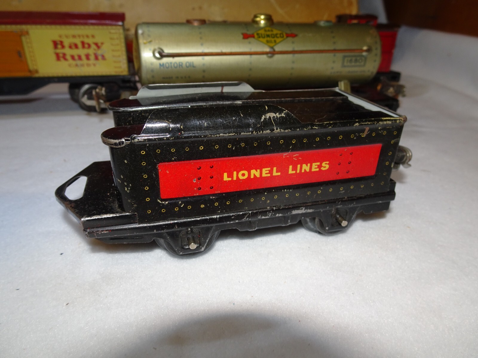 Vintage Lionel JR 1055 Prewar Freight Train Set w’Transformer and RED Loco