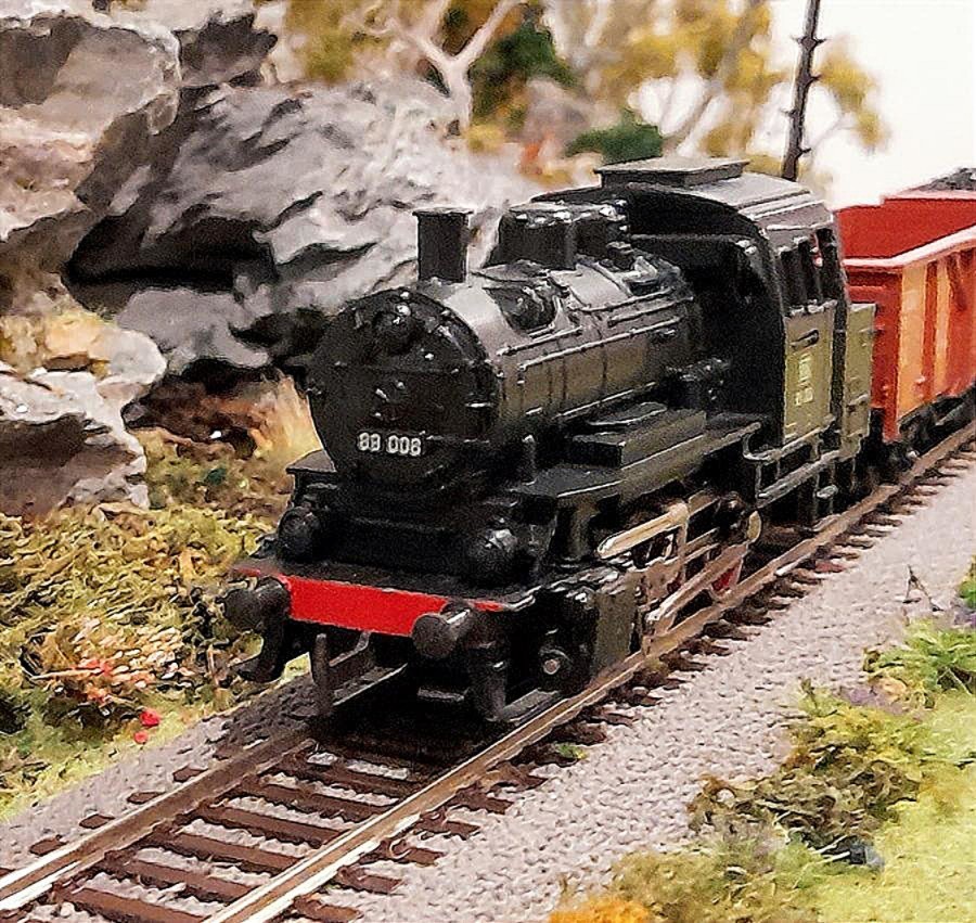 * 1/87 HO * Marklin * DB 0-6-0 Steam Locomotive No. 89 006 * Germany * 3000 *