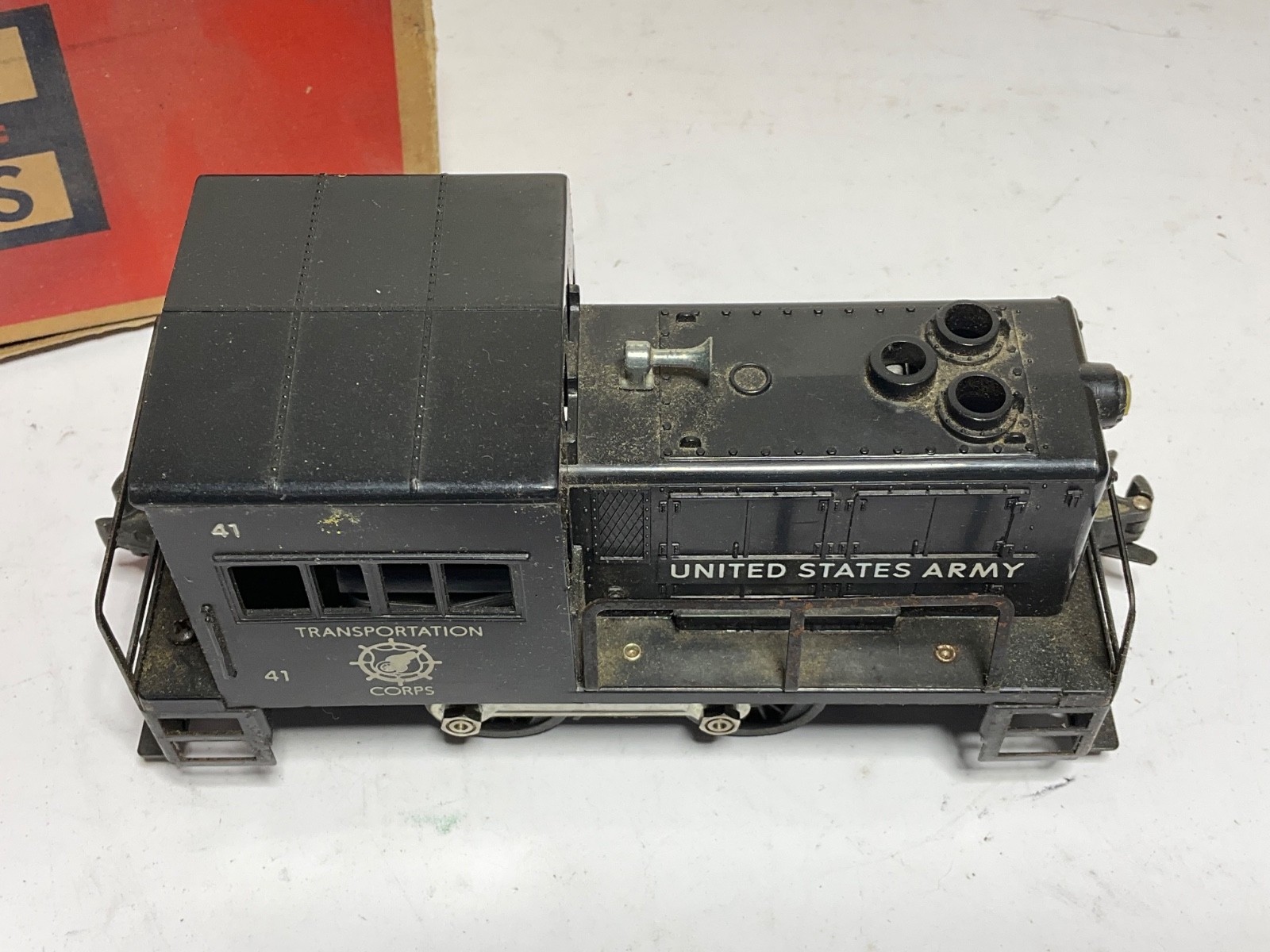 Lionel No. 41 United States Army Gas Turbine Switcher Motorized Unit, Boxed