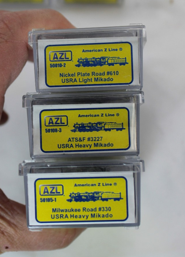 Z- Gauge – AZL – 2-8-2 – Light / Heavy Mikado Engines – Your Choice