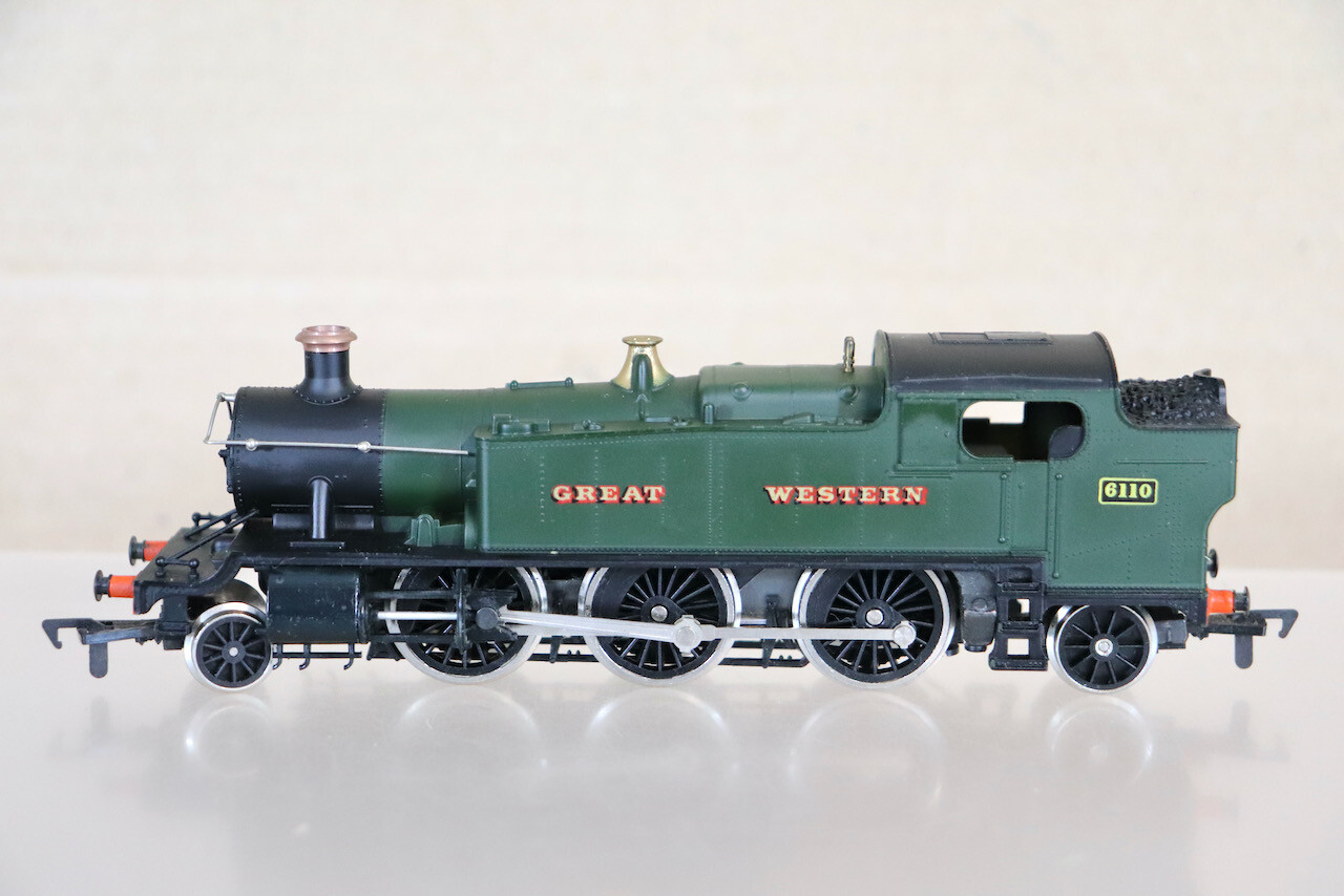 AIRFIX 54150 GW GWR 2-6-2 CLASS 61XX PRAIRIE TANK LOCOMOTIVE 6110 BOXED oe