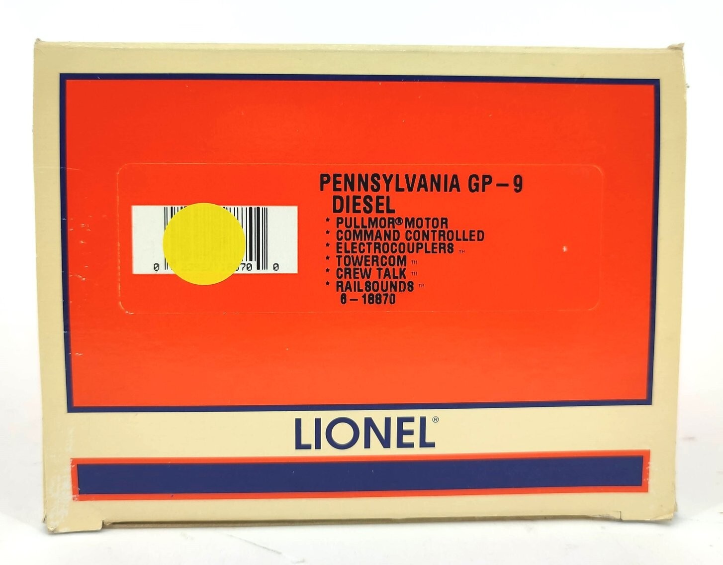 Lionel 18870 Pennsylvania 2029 O Gauge GP-9 Diesel Locomotive