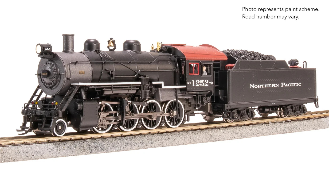 Broadway Limited ~ HO Scale ~ 2-8-0 Northern Pacific NP #1252 ~ DC ~ 8754
