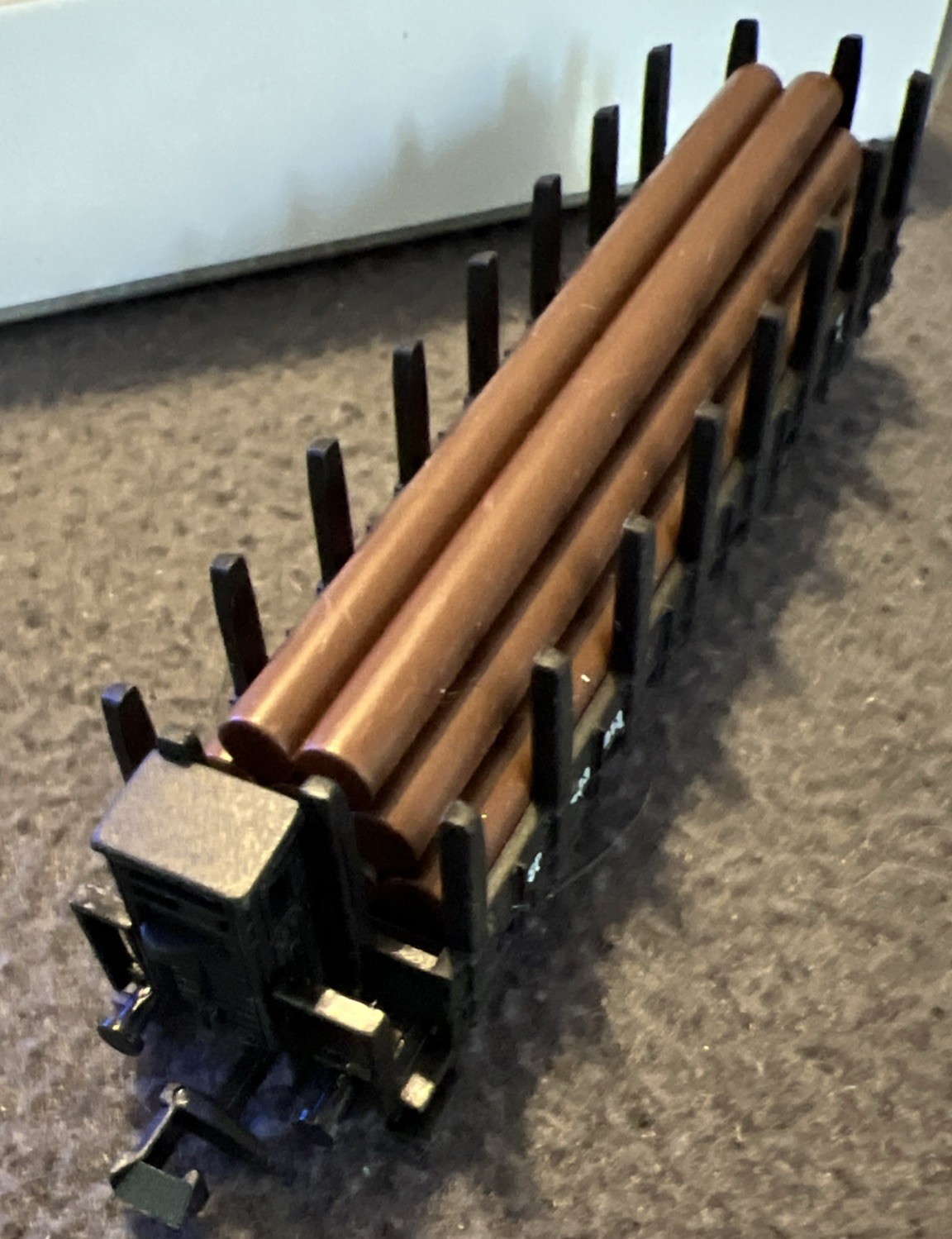 5 MICRO-TRAIN SOUTHERN PACIFIC 3″ N Guag Hopper Log Piggyback Caboose Canister