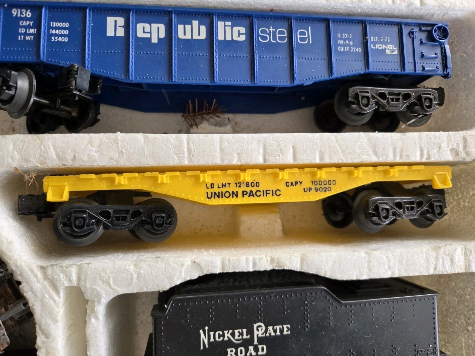 Vintage 0-27 Gauge Lionel Wabash Cannonball Electric Train Set #6–1081 W/Box